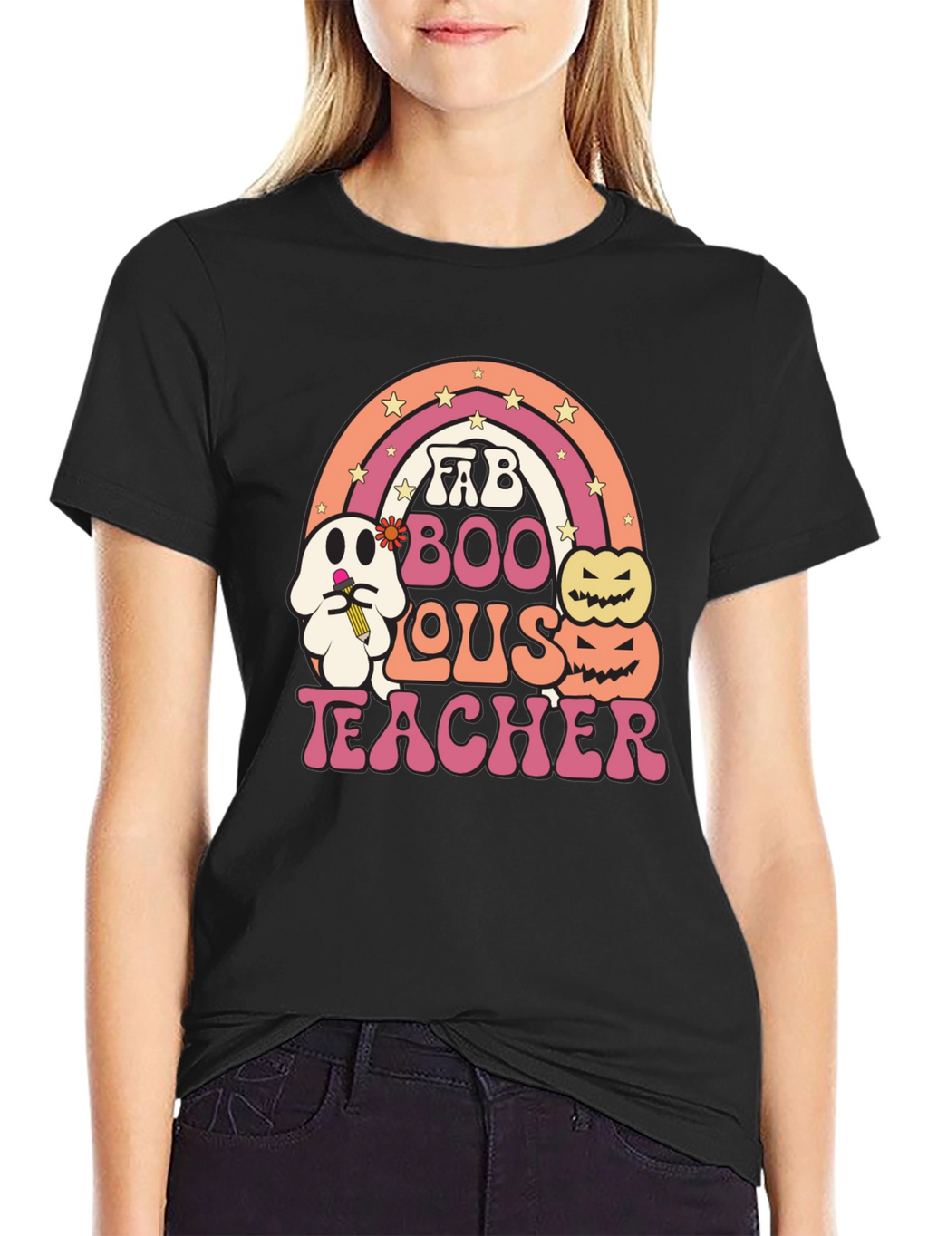 Fab Boolous Teacher Halloween Graphic Tee
