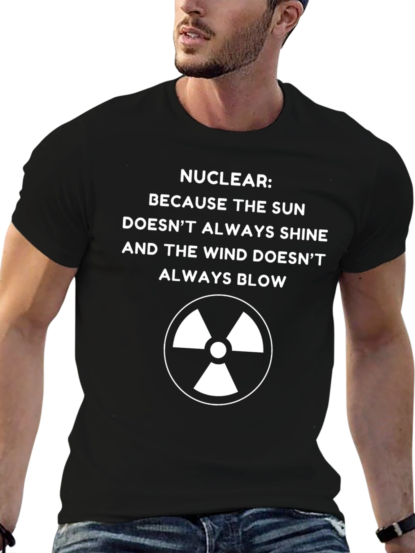 Nuclear Energy T-Shirt - Sun and Wind Alternative Tee