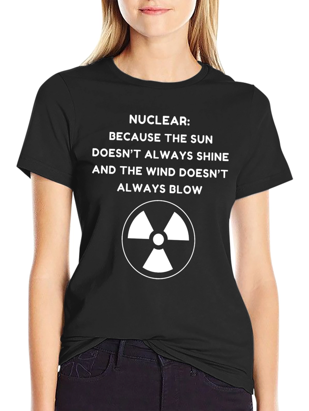 Nuclear Energy T-Shirt - Sun and Wind Alternative Tee