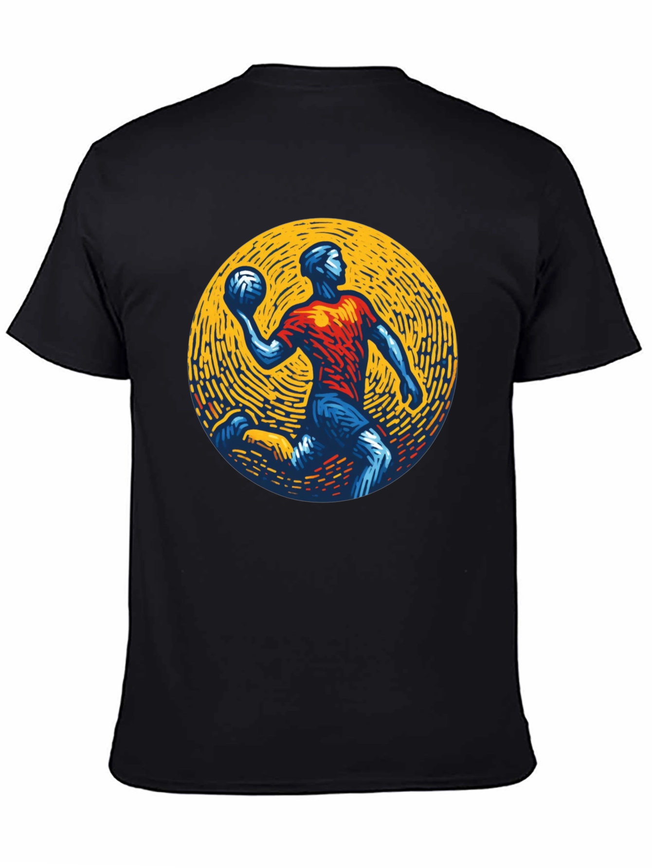 Athletic Graphic Tee - Handball Player