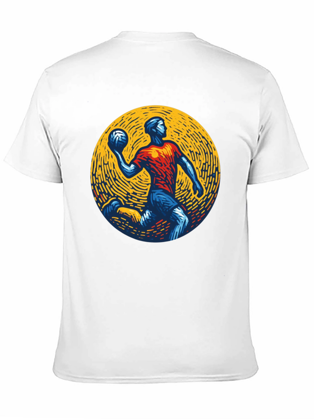 Athletic Graphic Tee - Handball Player