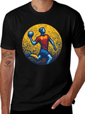 Athletic Graphic Tee - Handball Player