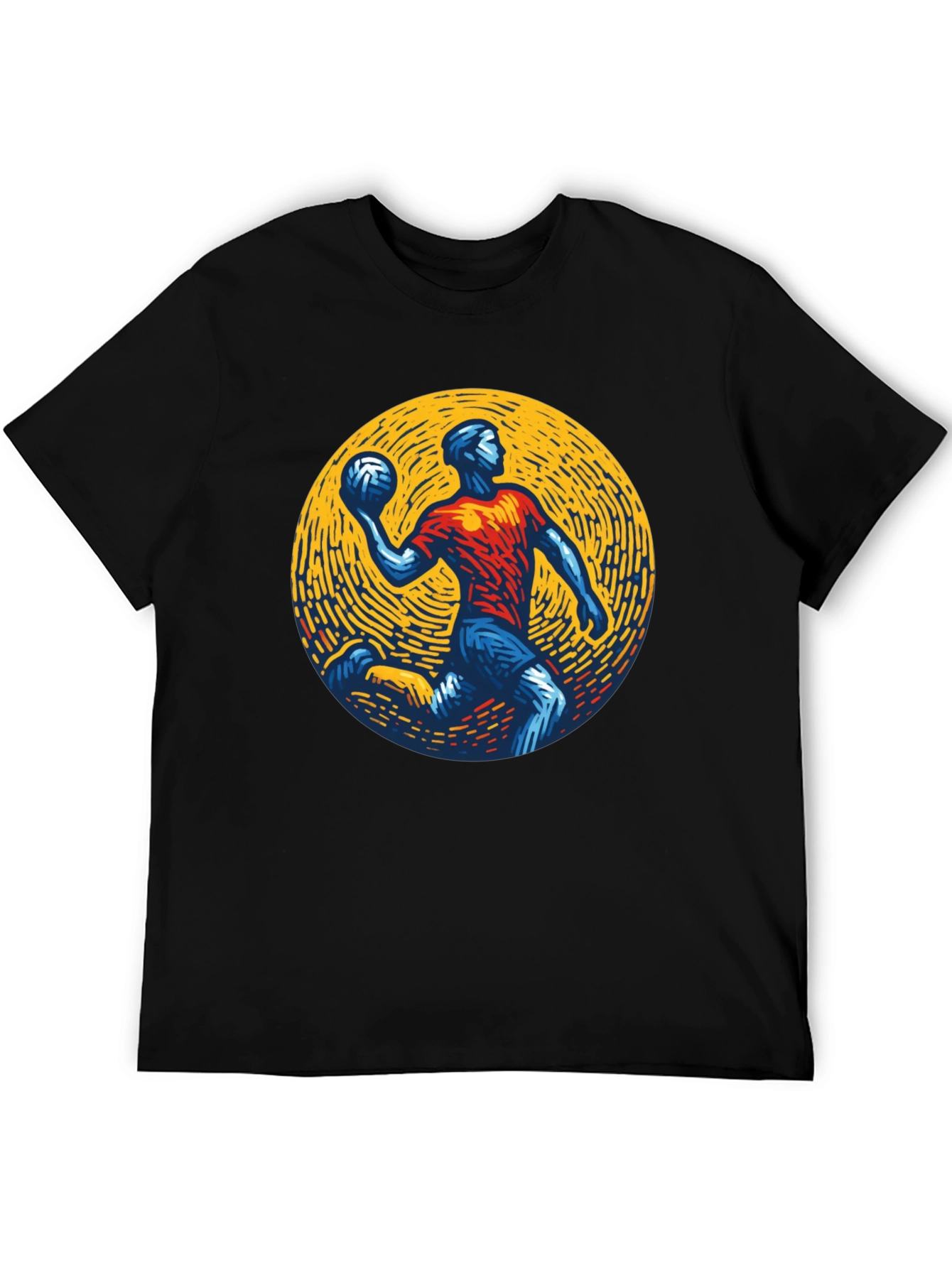 Athletic Graphic Tee - Handball Player