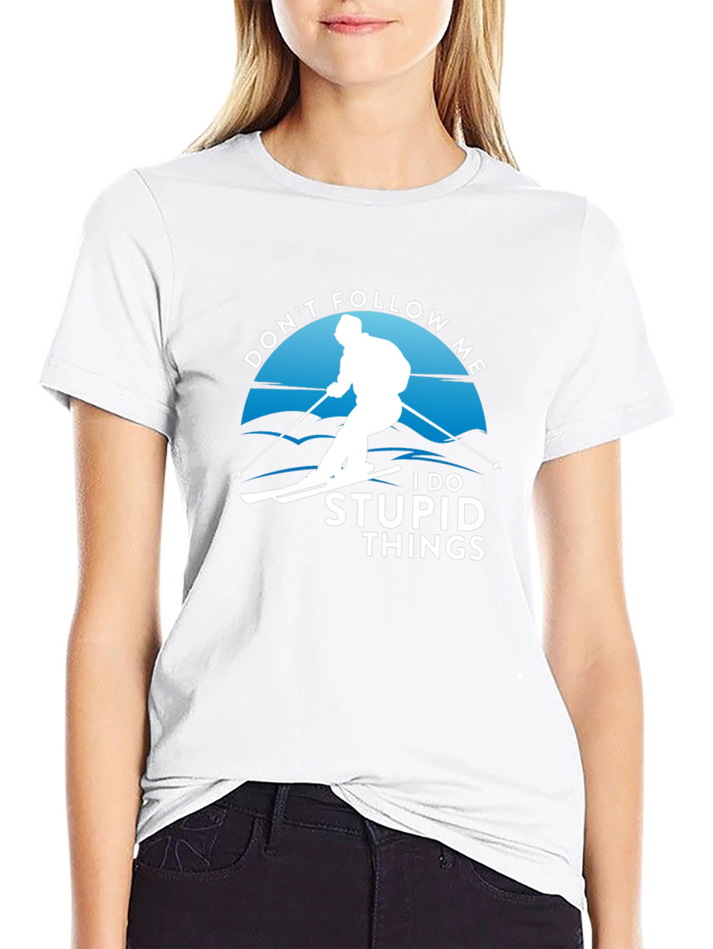 Dont Follow Me T-Shirt | Skiing Humor Tee