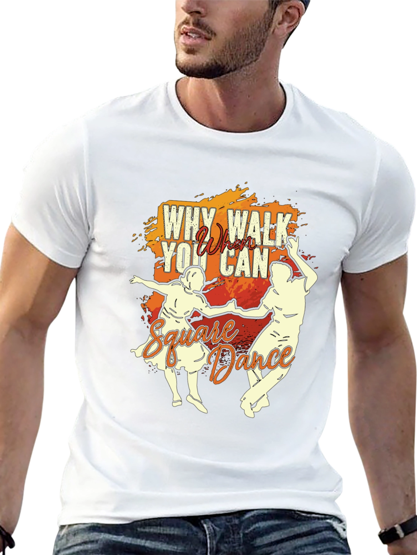 Why Walk When You Can Square Dance T-Shirt