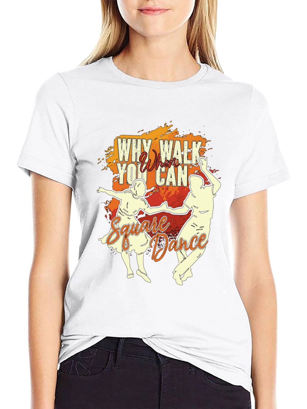 Why Walk When You Can Square Dance T-Shirt