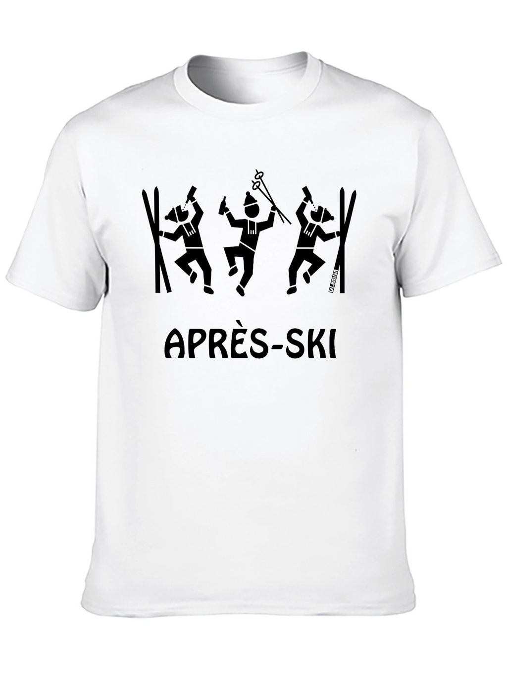 Après-Ski Graphic T-Shirt - Black