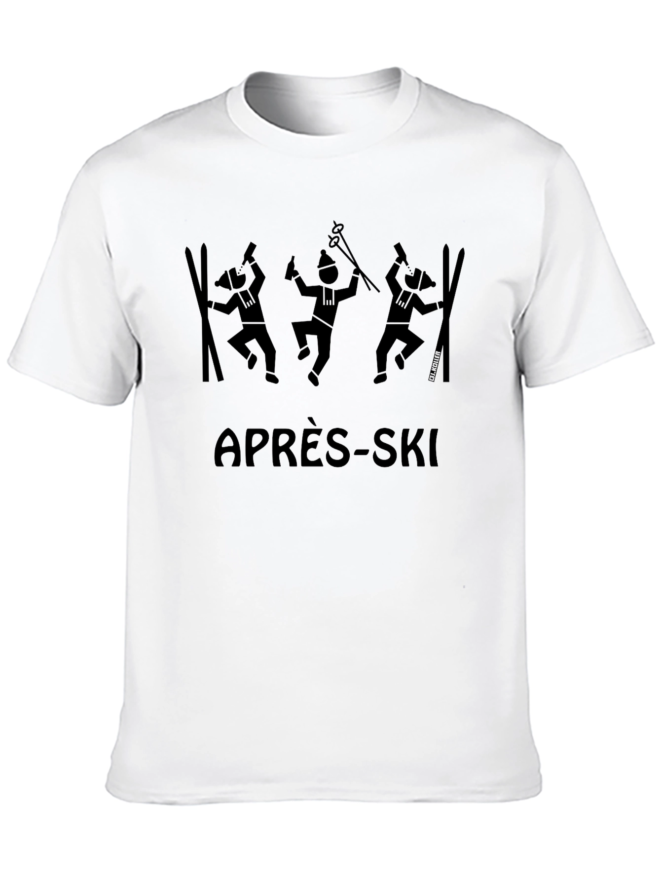 Après-Ski Graphic T-Shirt - Black
