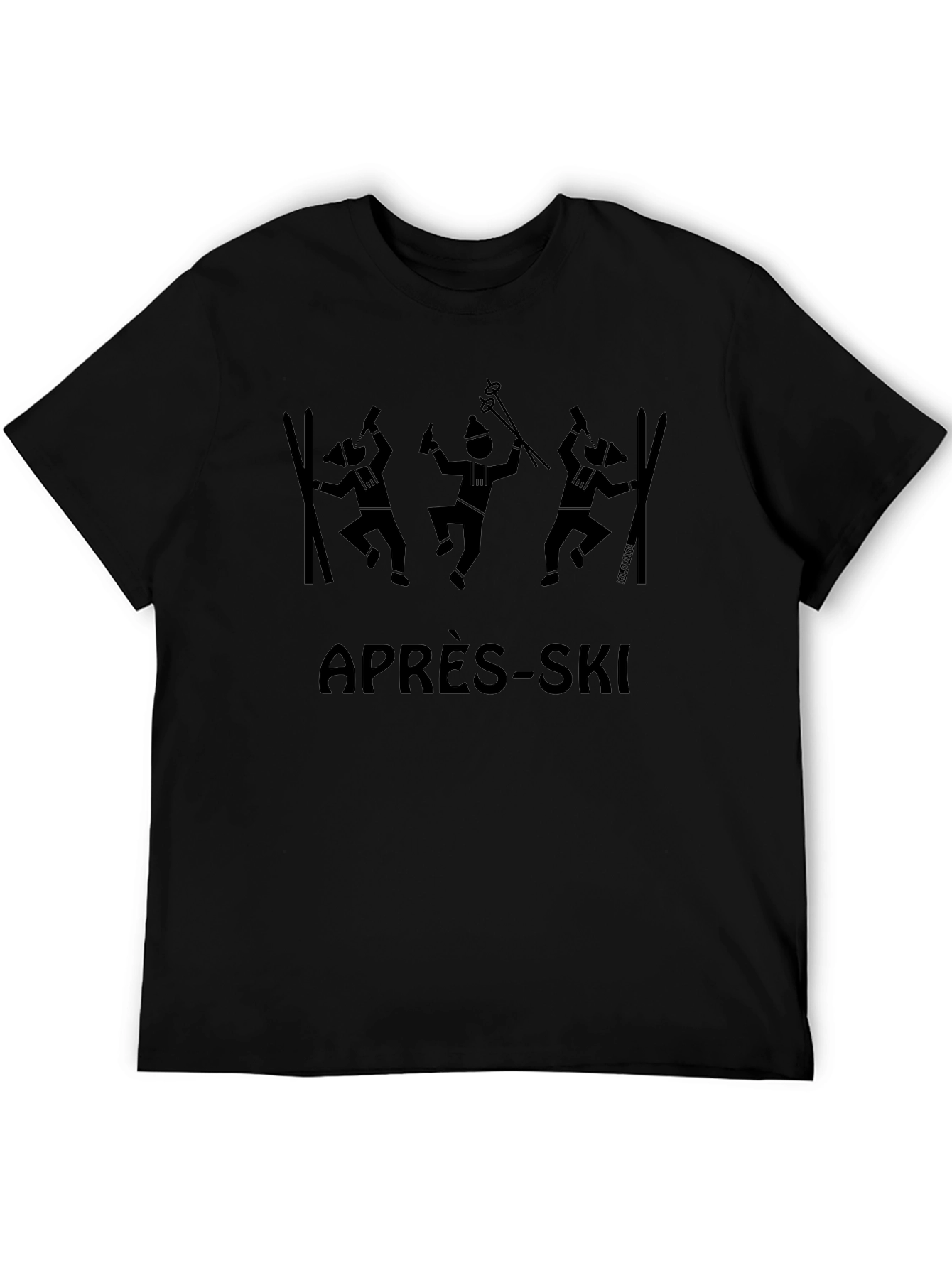 Après-Ski Graphic T-Shirt - Black