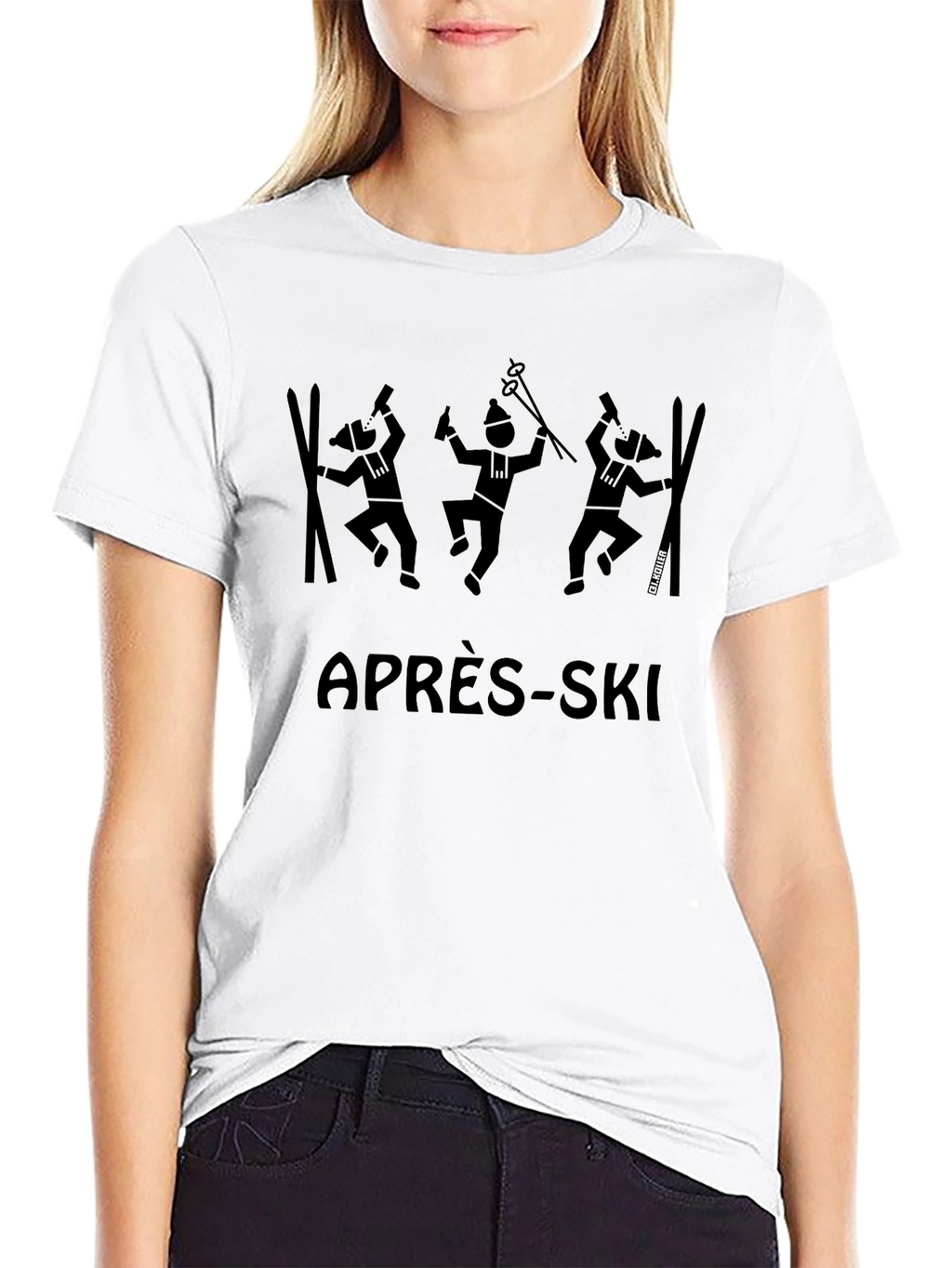 Après-Ski Graphic T-Shirt - Black
