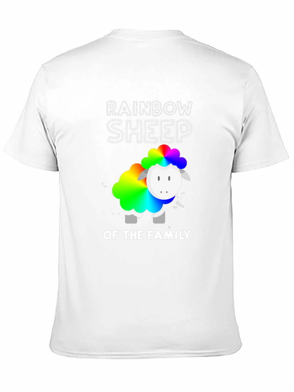 Rainbow Sheep of the Family Graphic T-Shirt
