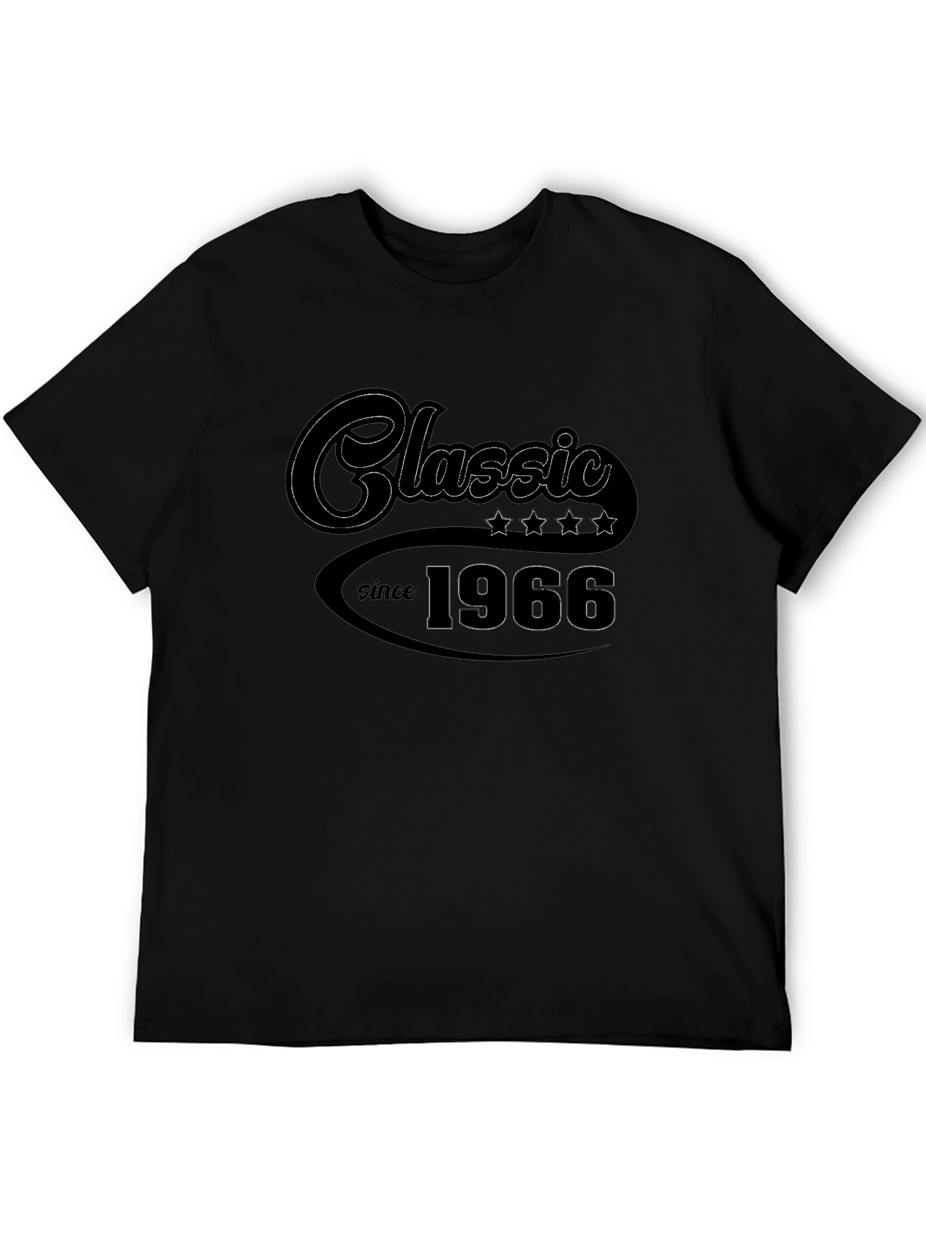Classic Since 1966 Black Graphic Tee