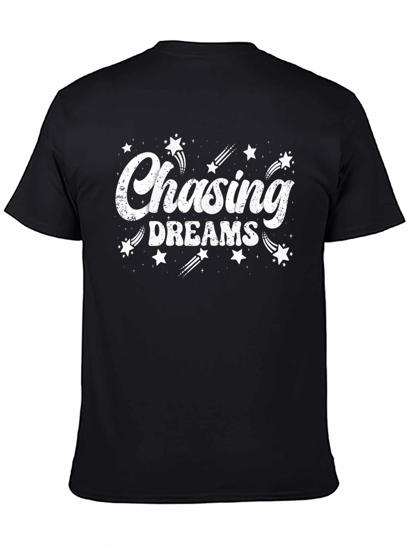 Chasing Dreams Graphic Tee - Black