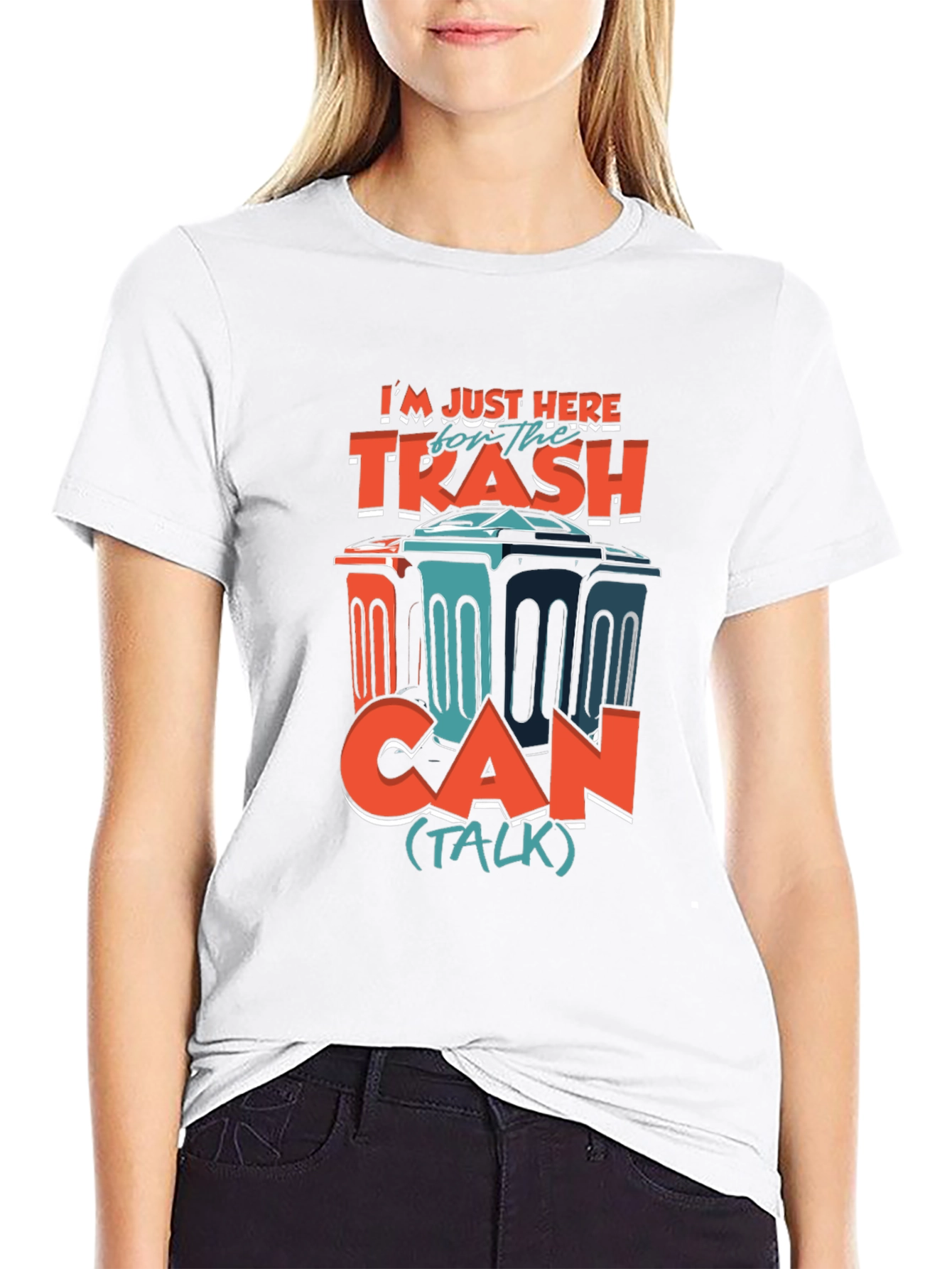 Trash Can Talk T-Shirt - Humorous Graphic Tee