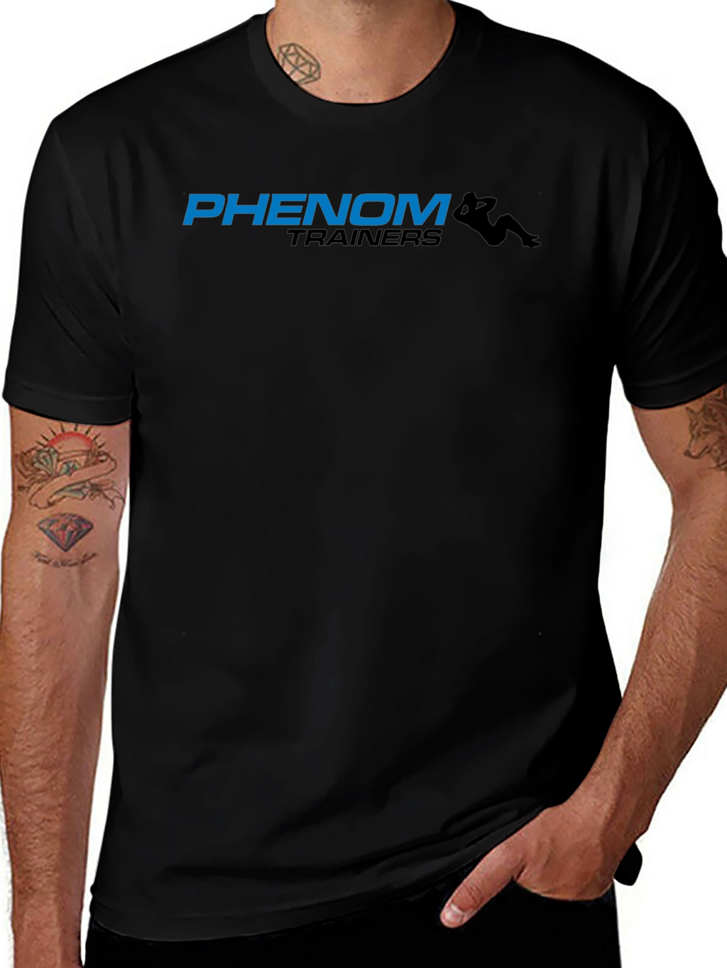 Phenom Trainers Black T-Shirt - Fitness Apparel