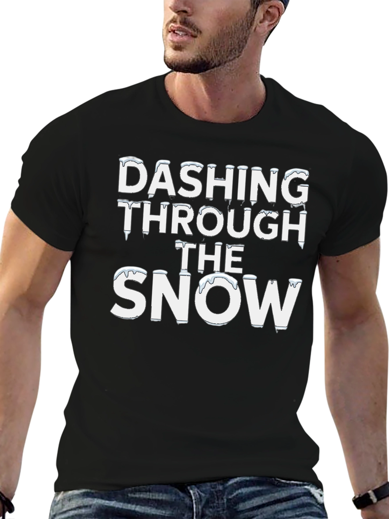 Dashing Through the Snow T-Shirt Winter Christmas