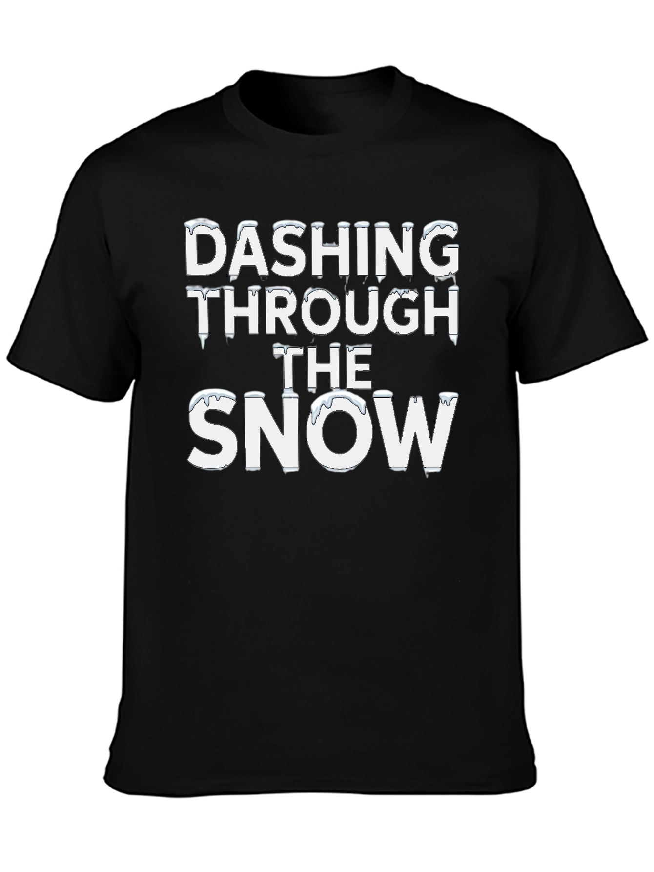 Dashing Through the Snow T-Shirt Winter Christmas