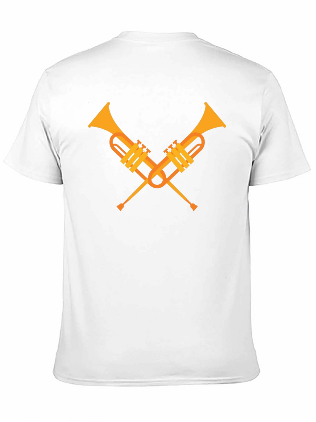Crossed Trumpets Graphic Tee - Black