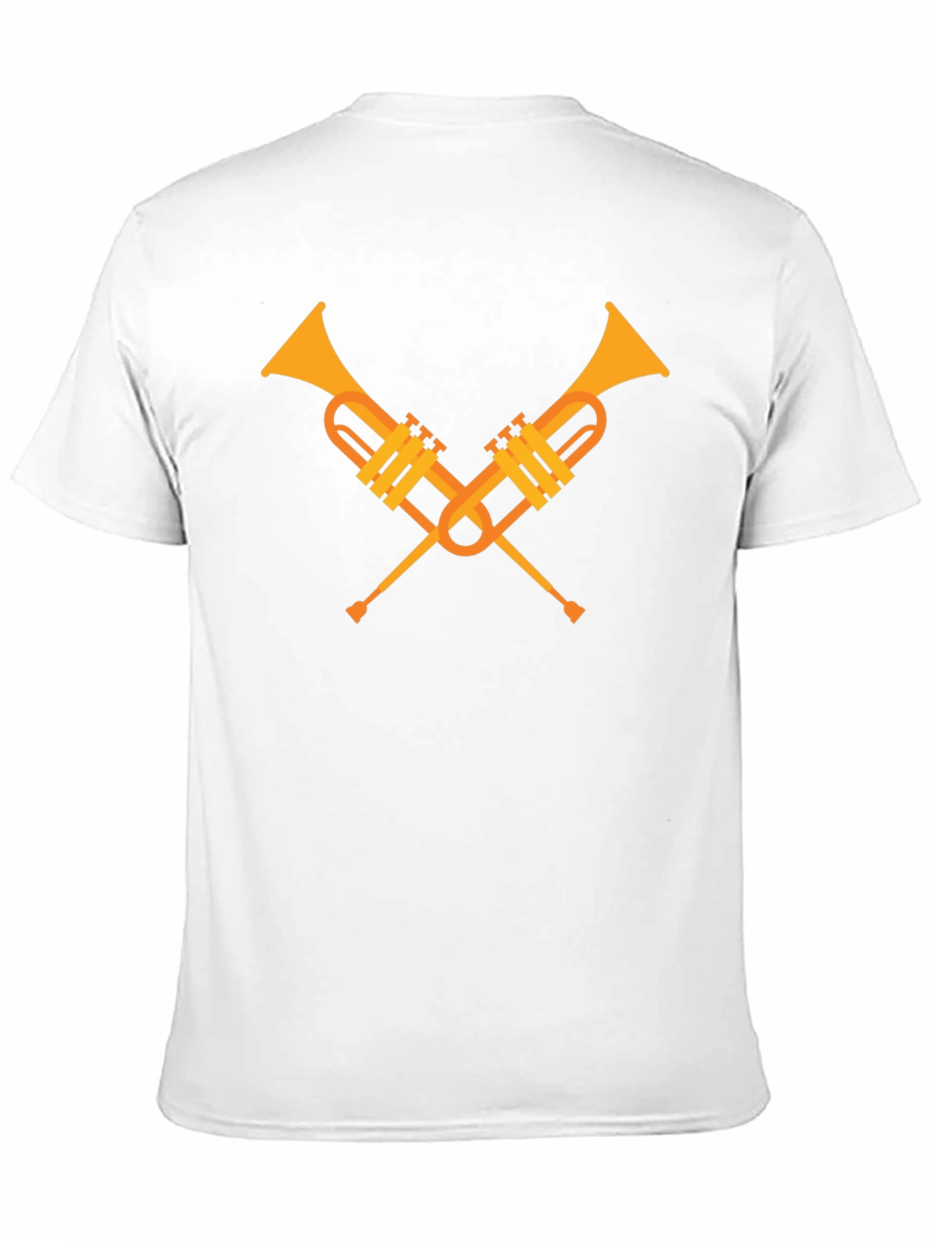 Crossed Trumpets Graphic Tee - Black
