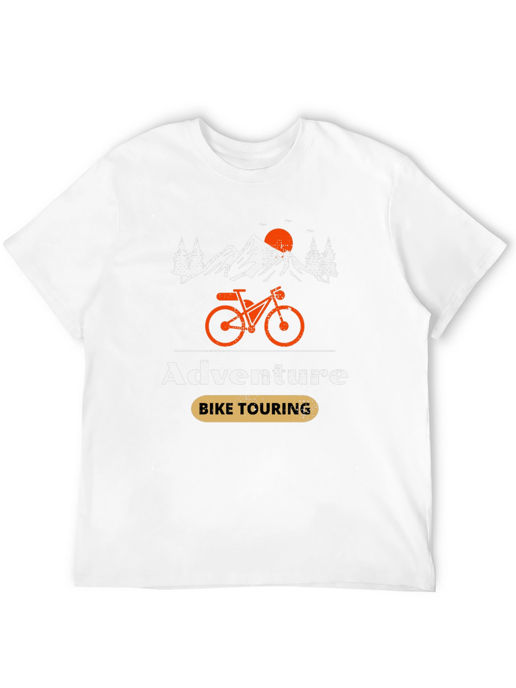 Adventure Bike Touring Graphic T-Shirt