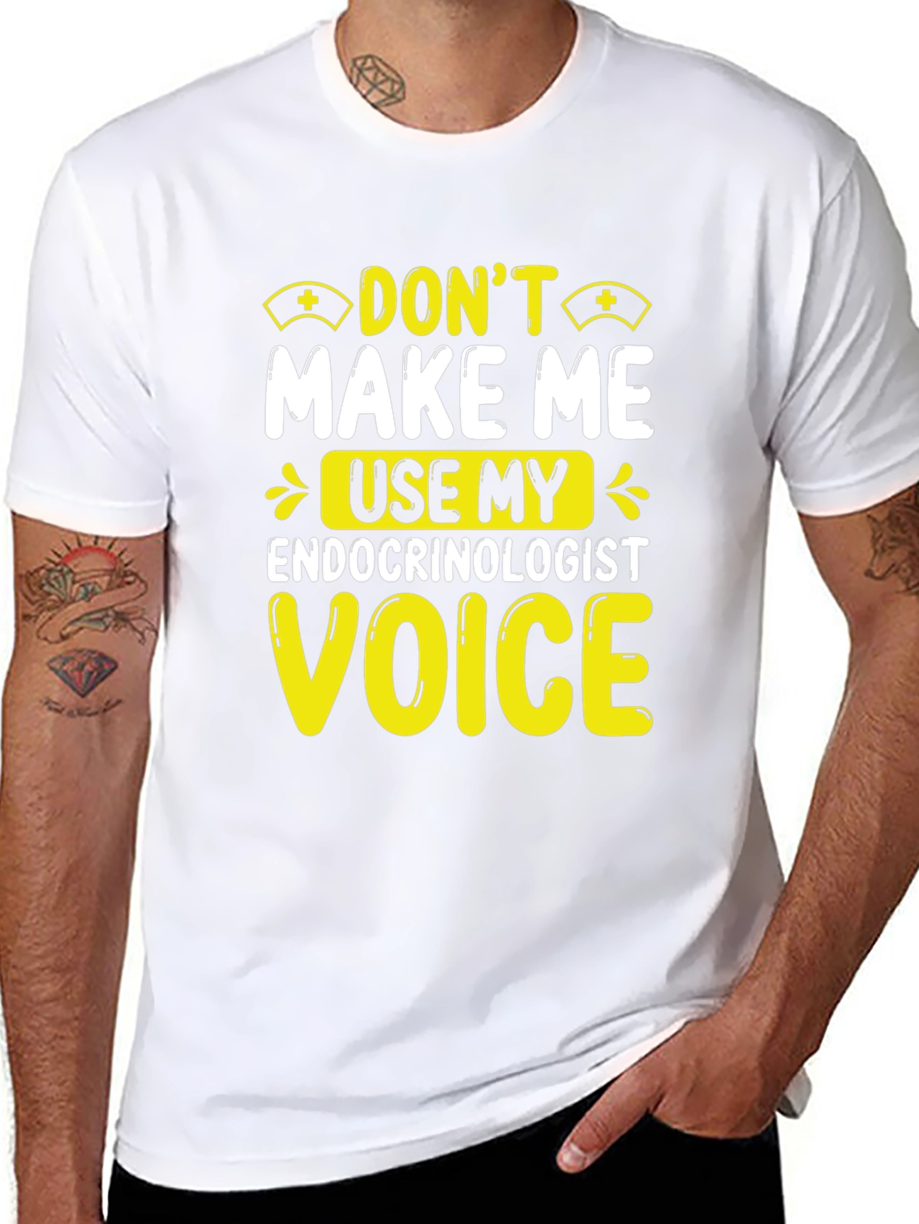 Endocrinologist Voice T-Shirt - Funny Doctor Tee