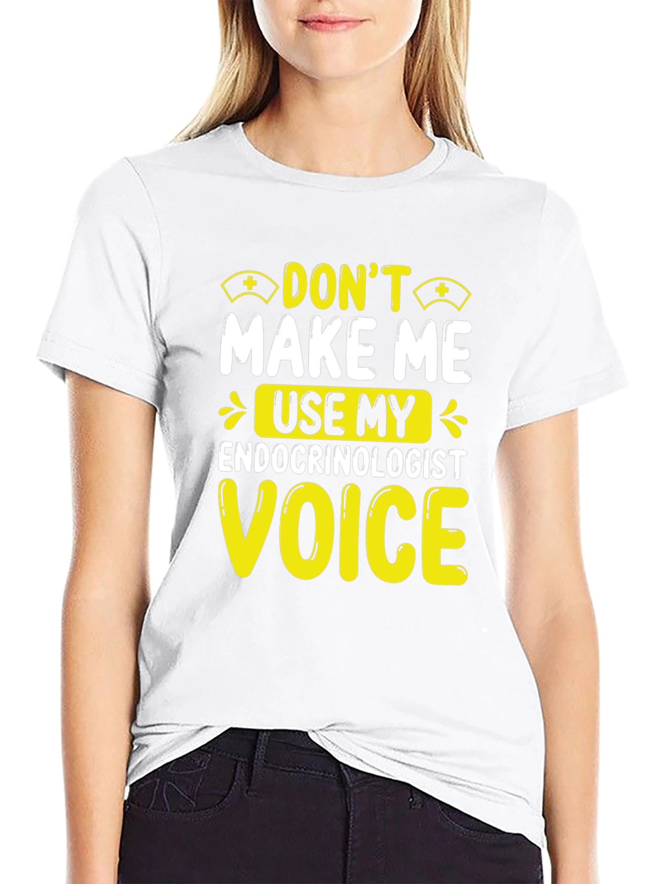 Endocrinologist Voice T-Shirt - Funny Doctor Tee