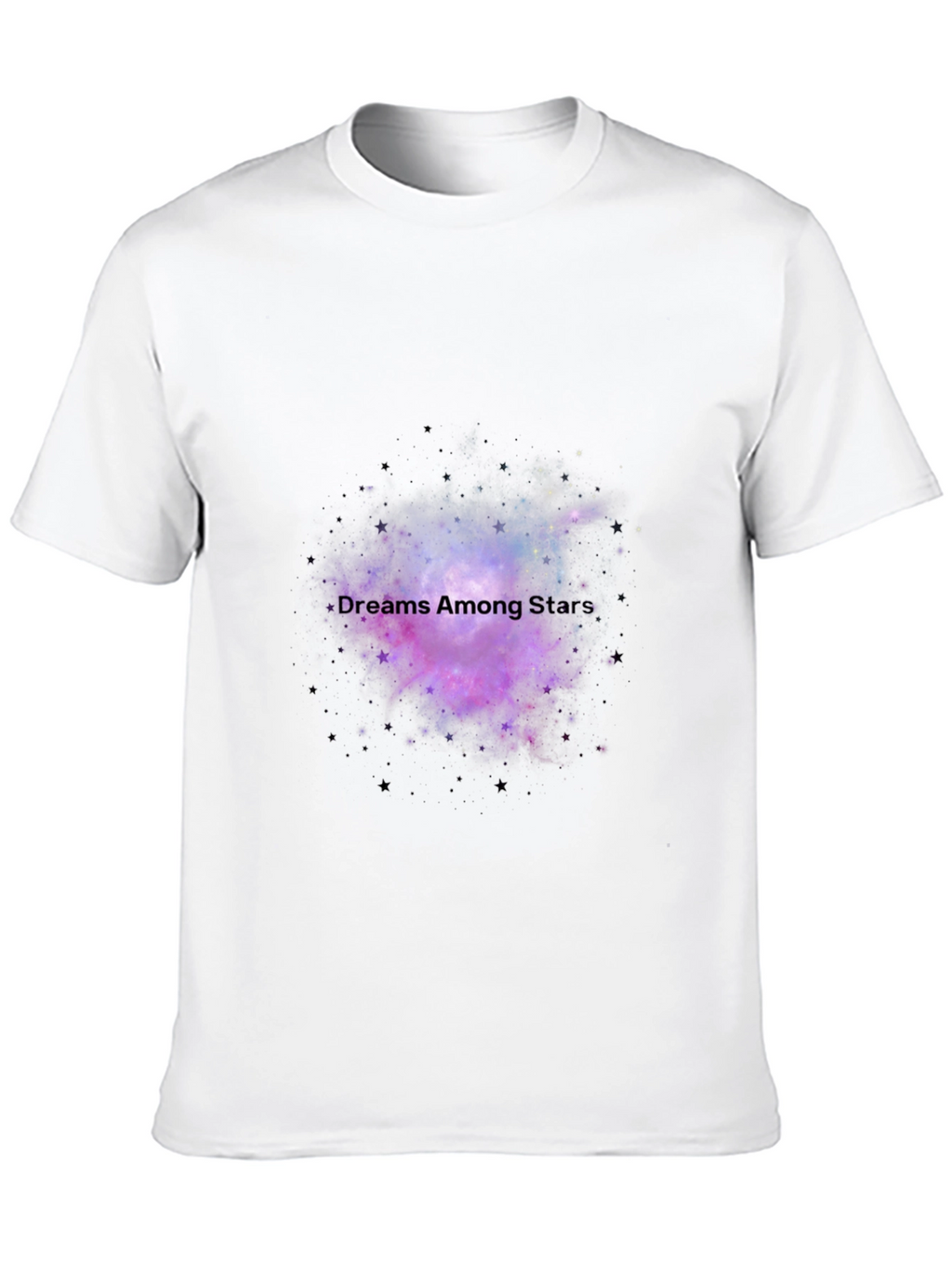 Dreams Among Stars Black T-Shirt
