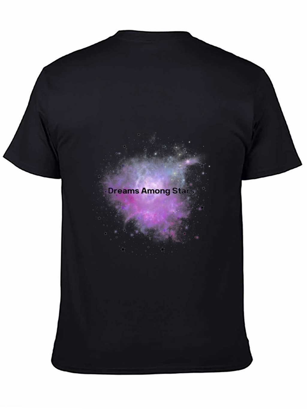 Dreams Among Stars Black T-Shirt