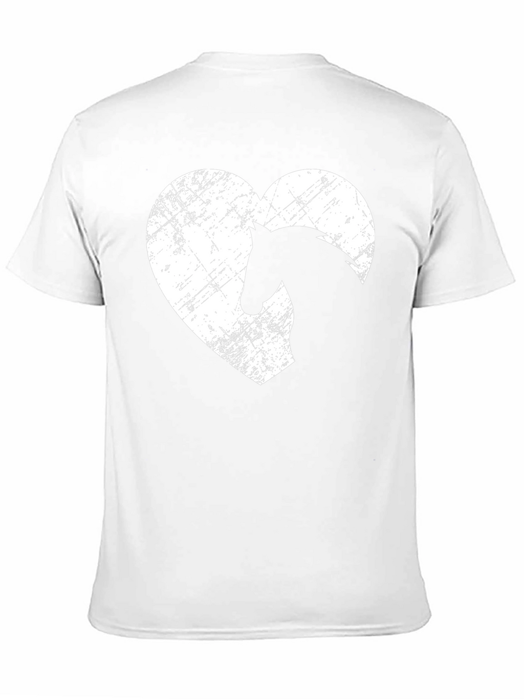 Horse Lover Graphic Tee - Equestrian Heart T-Shirt