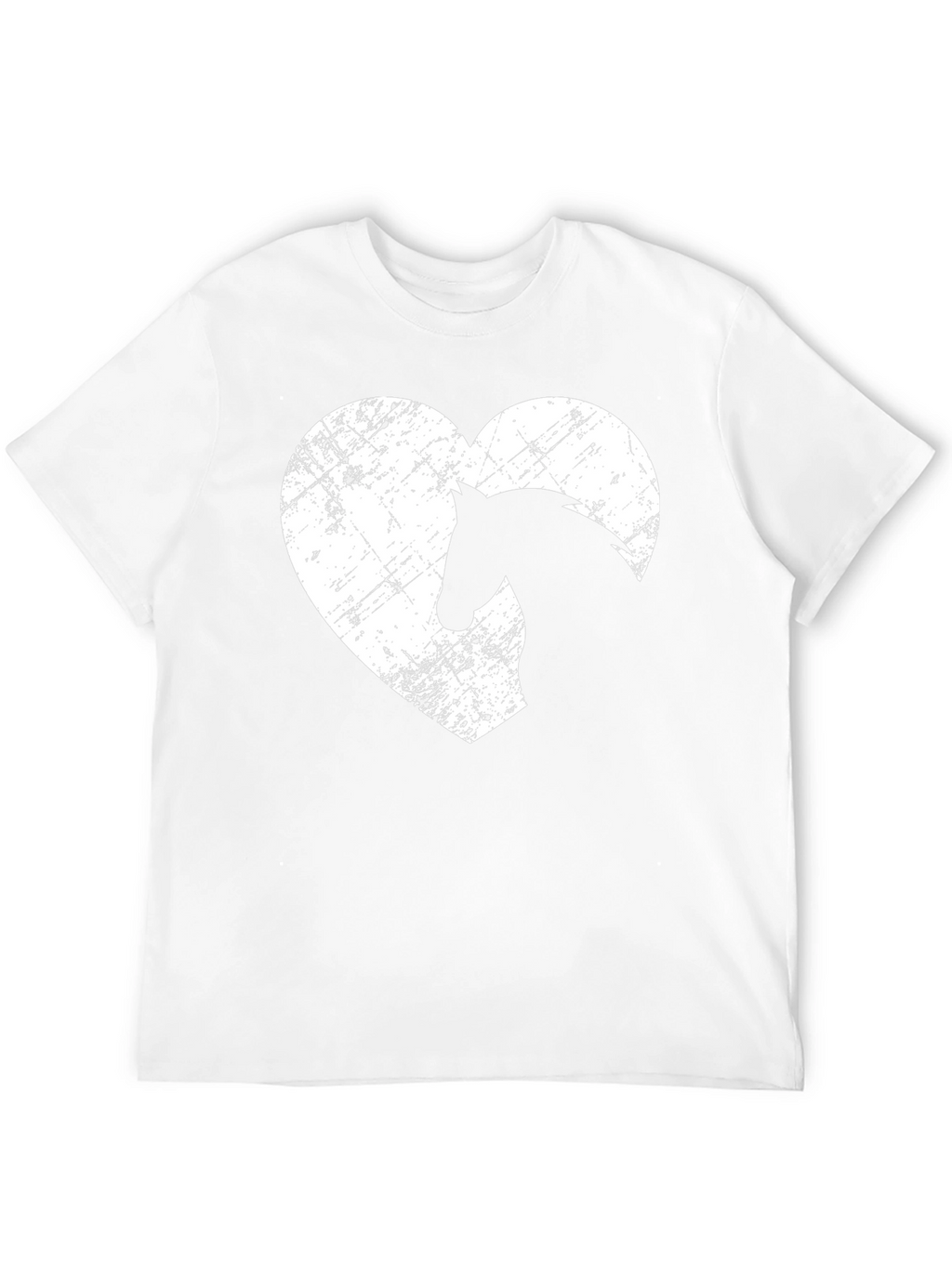 Horse Lover Graphic Tee - Equestrian Heart T-Shirt