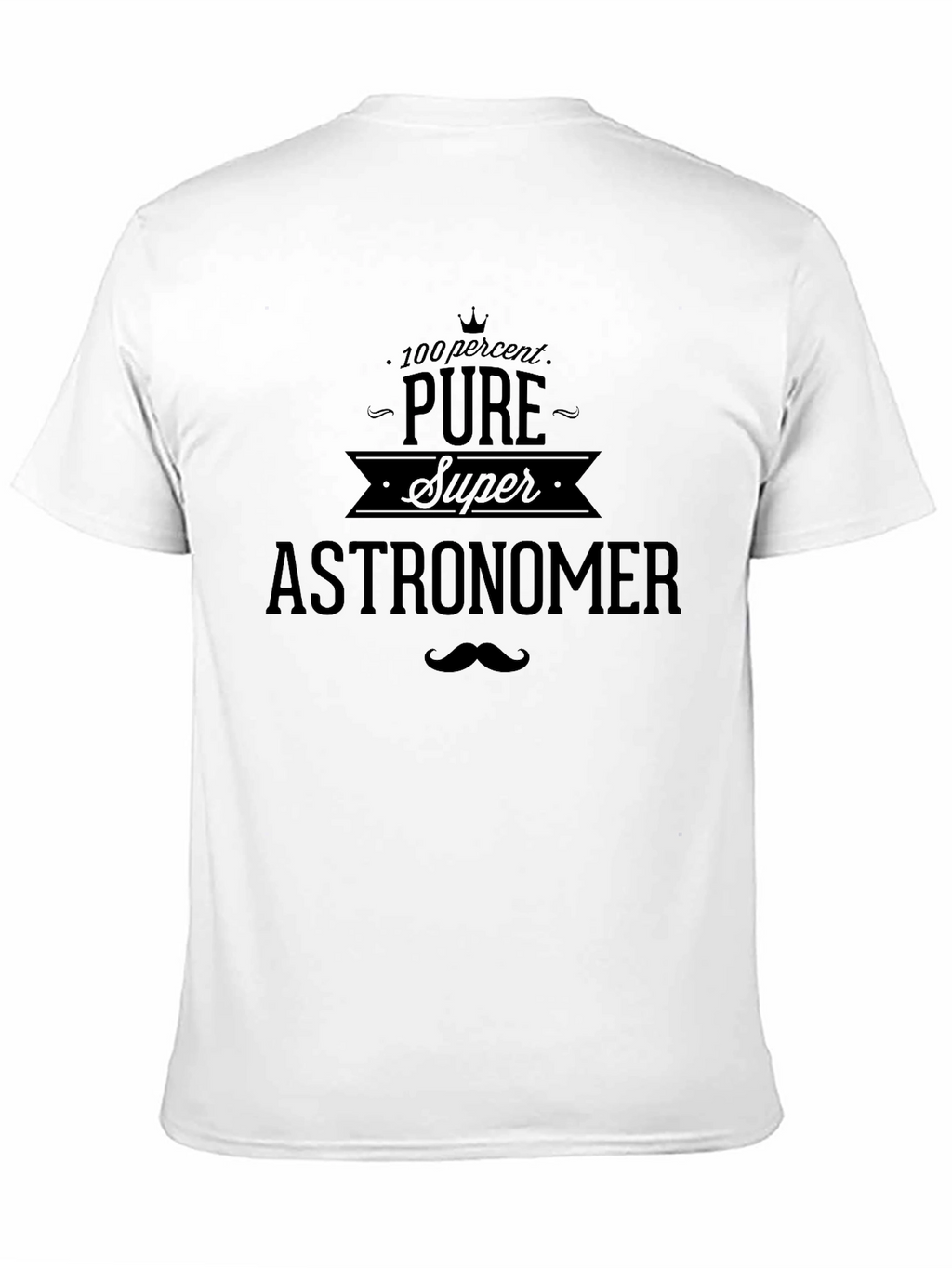 Pure Super Astronomer Graphic T-Shirt - Black