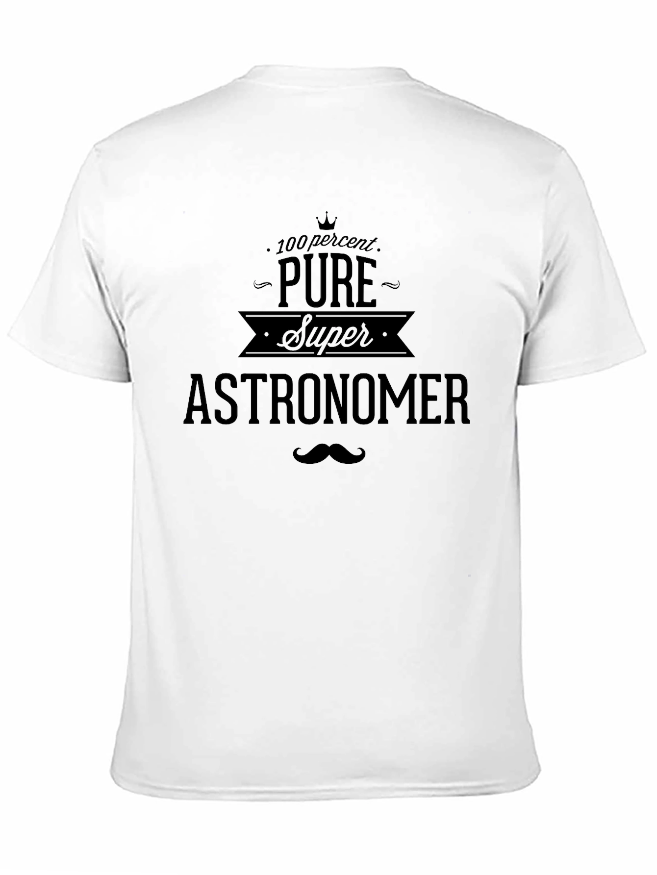 Pure Super Astronomer Graphic T-Shirt - Black