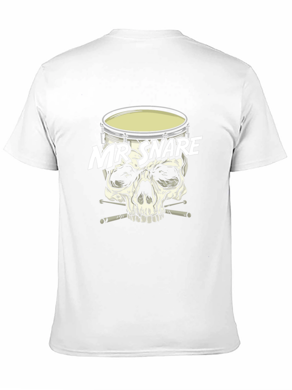 Mr. Snare Drum Skull Graphic T-Shirt