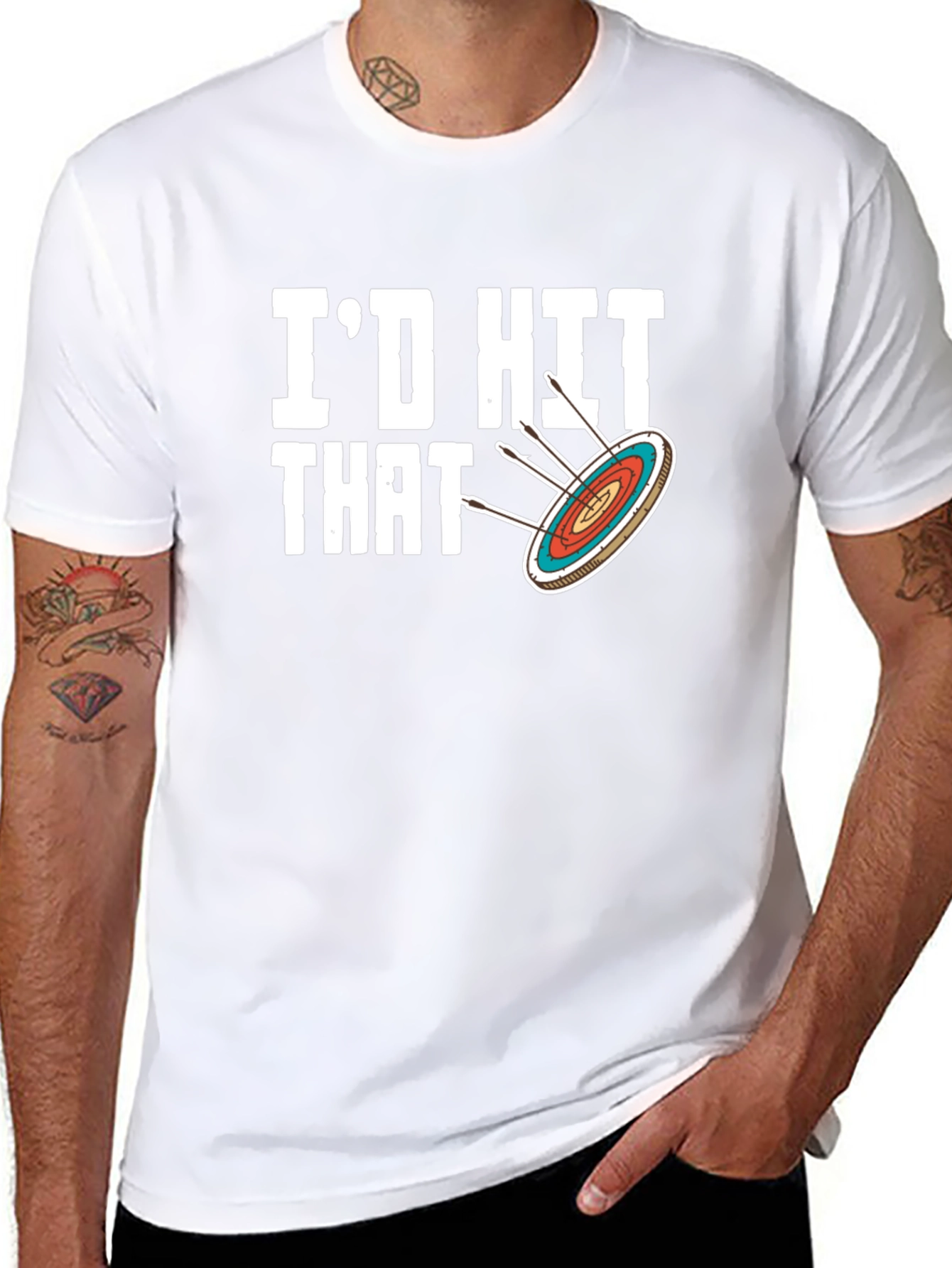 Id Hit That T-Shirt - Archery Target Tee