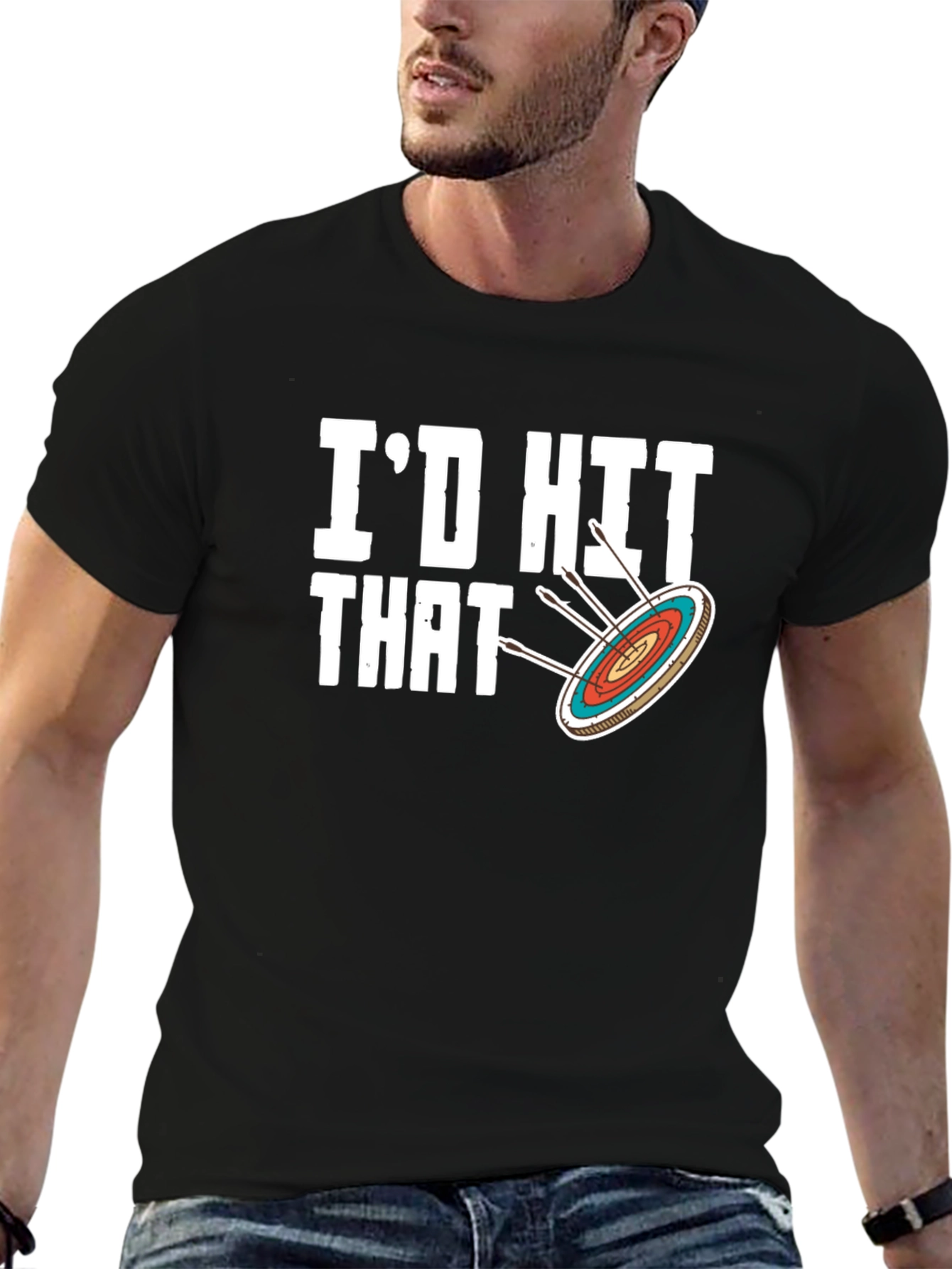 Id Hit That T-Shirt - Archery Target Tee