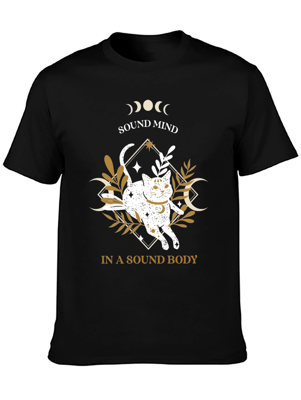 Sound Mind in a Sound Body Cat T-Shirt