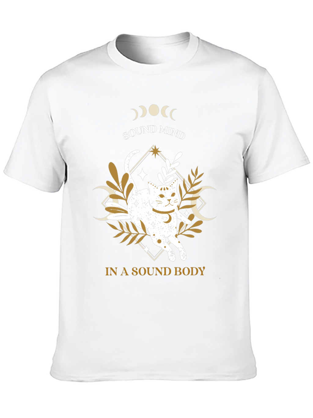 Sound Mind in a Sound Body Cat T-Shirt