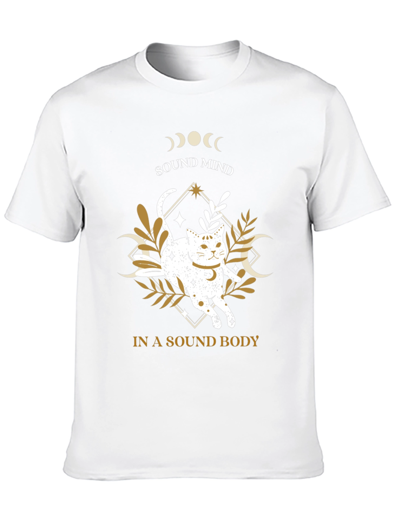 Sound Mind in a Sound Body Cat T-Shirt