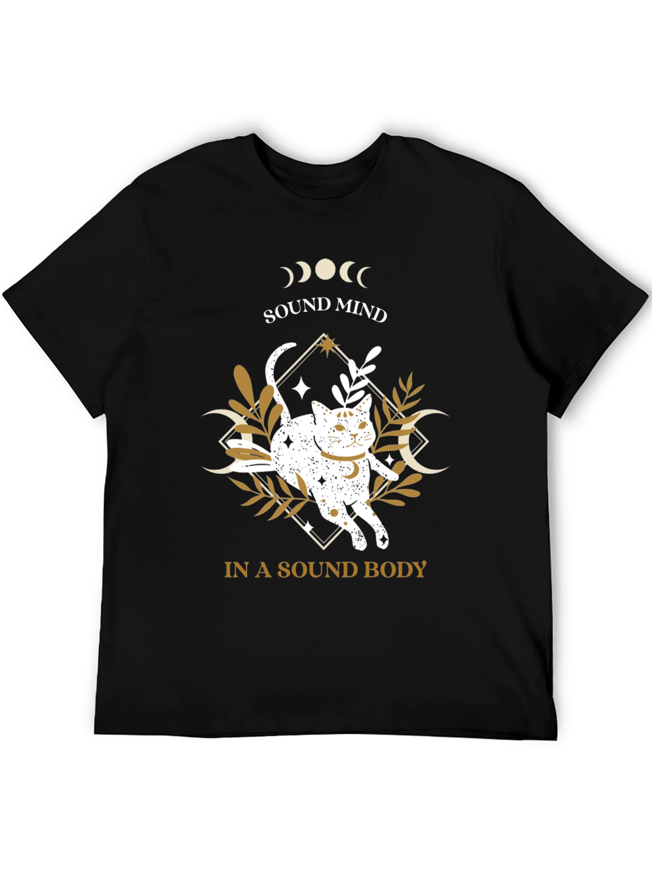 Sound Mind in a Sound Body Cat T-Shirt