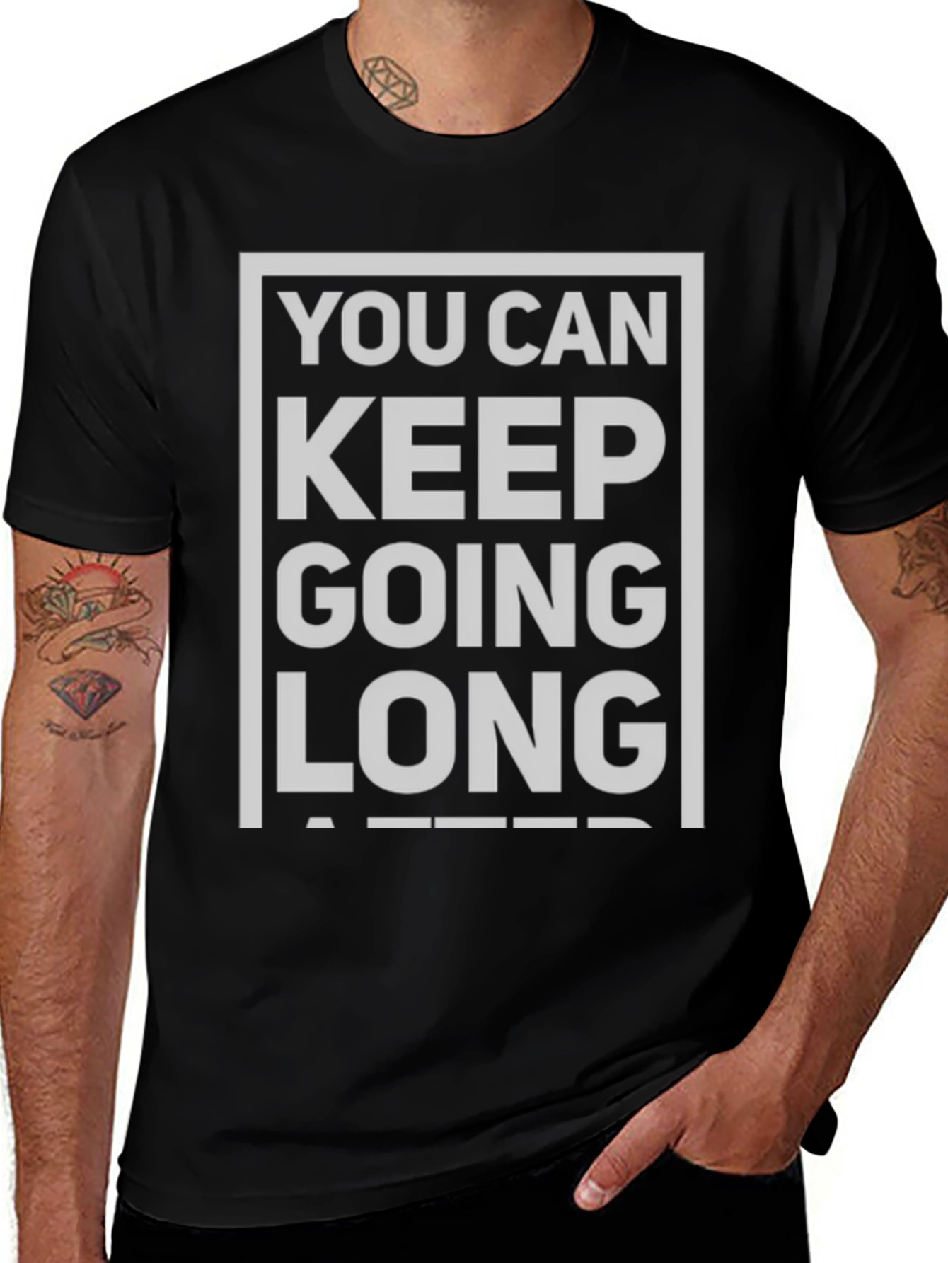 Motivational Keep Going Graphic Tee