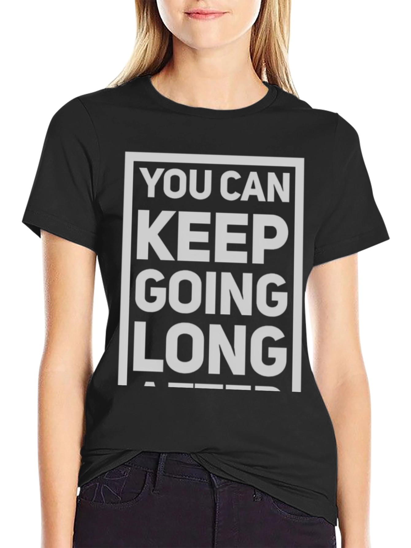 Motivational Keep Going Graphic Tee