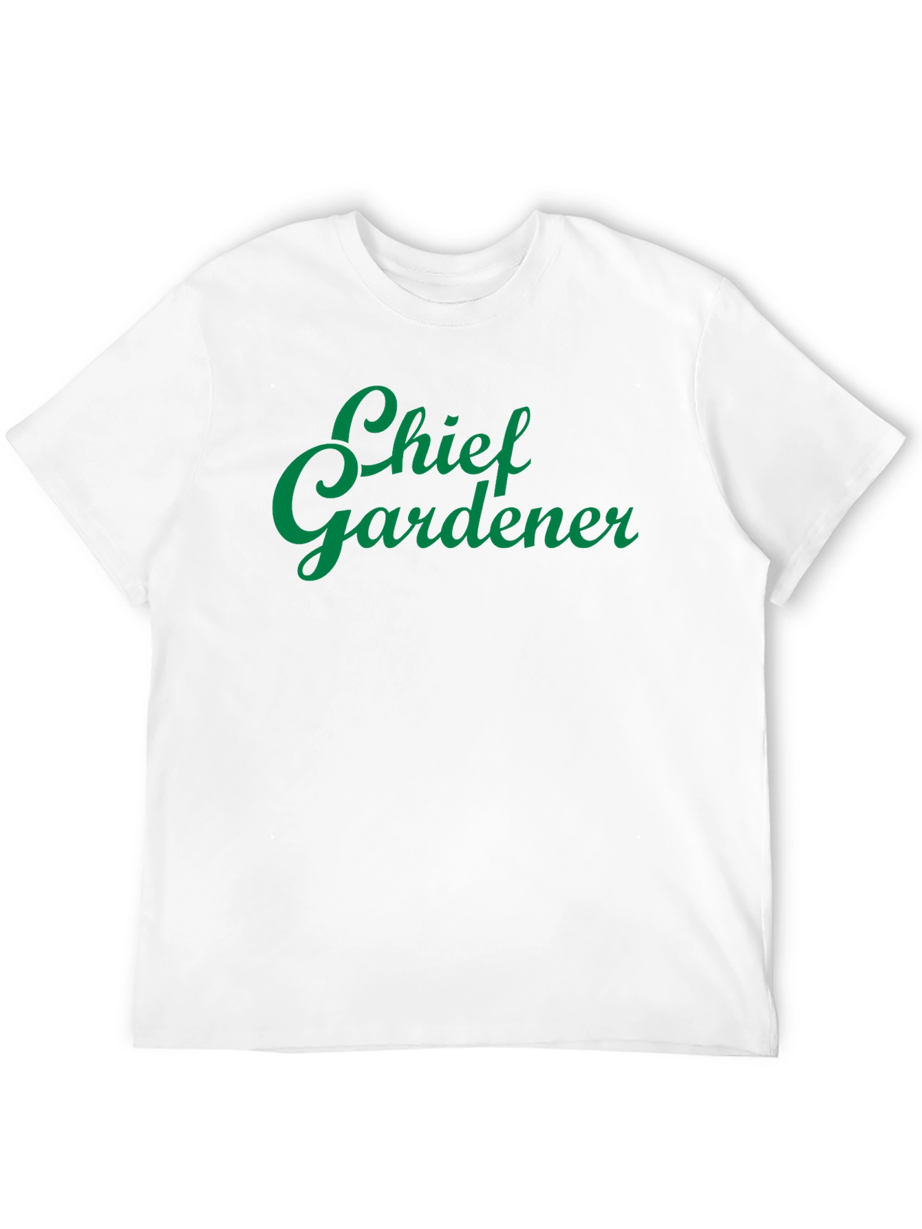 Chief Gardener Graphic Tee - Black Cotton T-Shirt