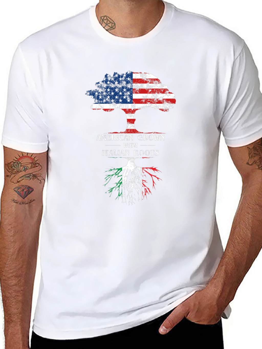 American Grown with Italian Roots T-Shirt
