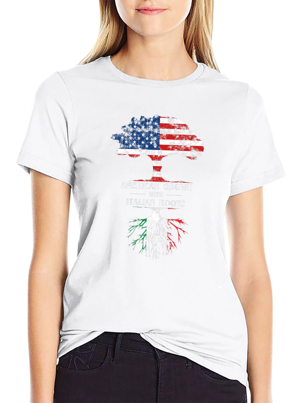 American Grown with Italian Roots T-Shirt