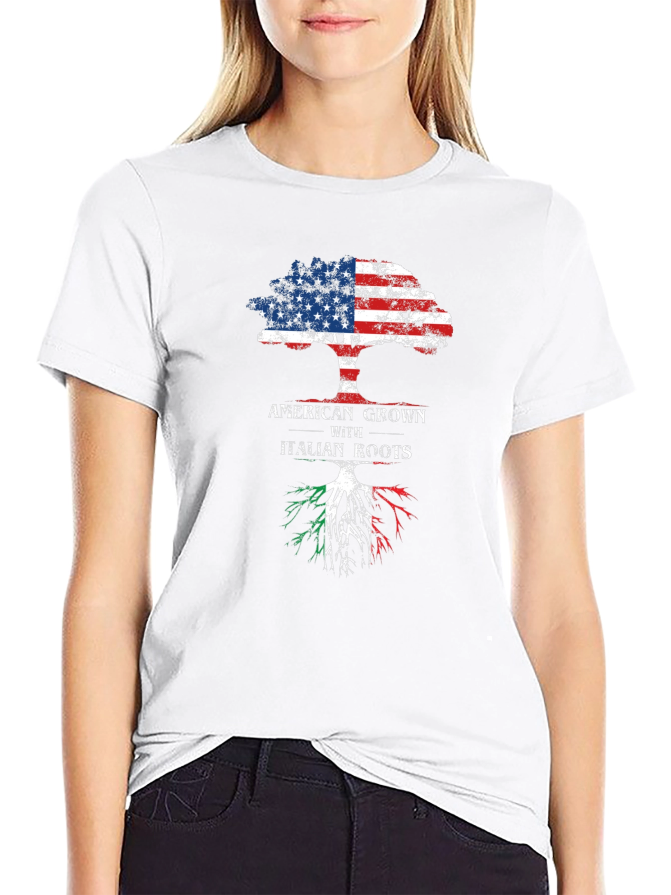 American Grown with Italian Roots T-Shirt