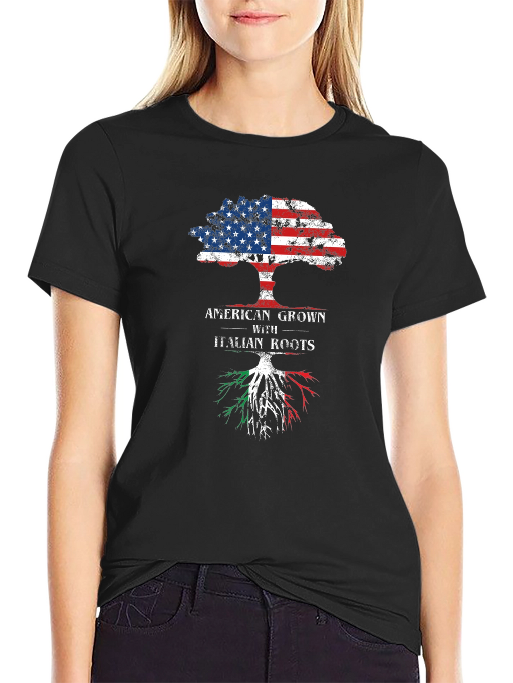 American Grown with Italian Roots T-Shirt