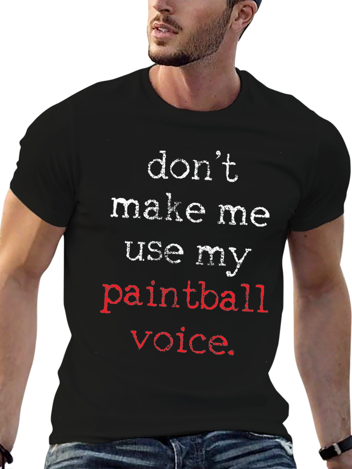 Paintball Voice T-Shirt - Funny Novelty Tee