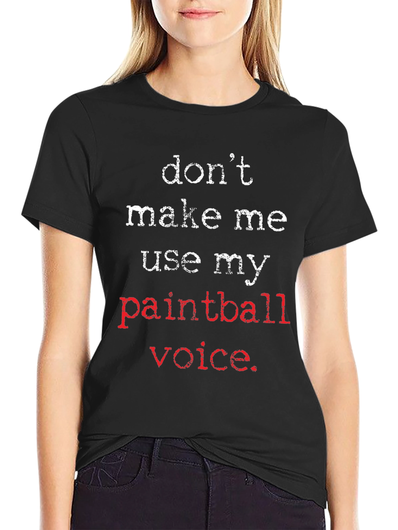 Paintball Voice T-Shirt - Funny Novelty Tee