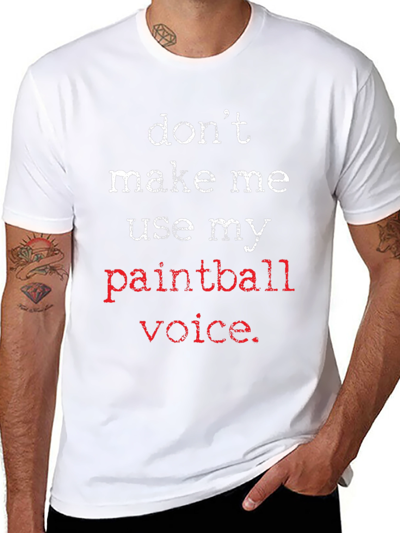 Paintball Voice T-Shirt - Funny Novelty Tee