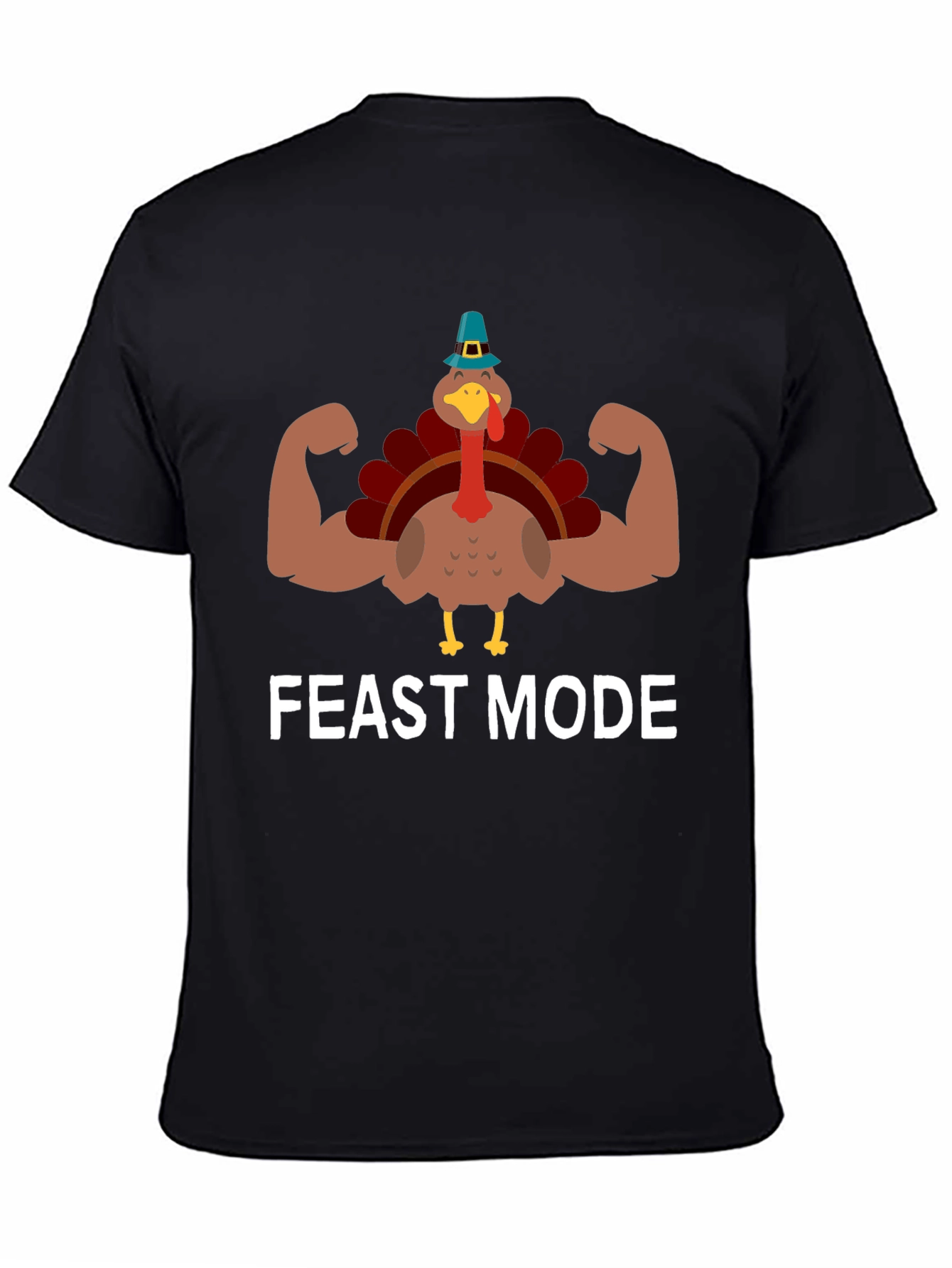 Feast Mode Turkey Muscle T-Shirt Thanksgiving